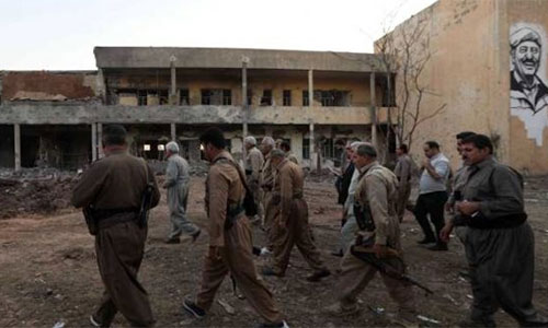 miembros del partido Demócrata kurdo Irán confirma ataque contra sede del partido Demócrata kurdo en Iraq